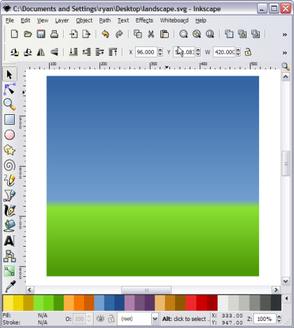 gradient editing